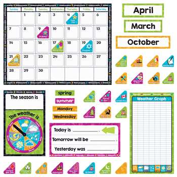 Color Harmony Calendar Bulletin Board St, T-8430