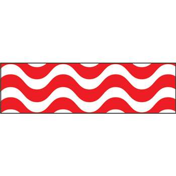 Wavy Red Bolder Borders, T-85155