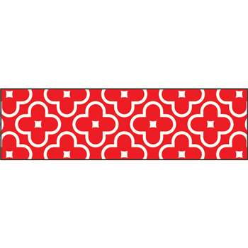 Floral Red Bolder Borders, T-85195