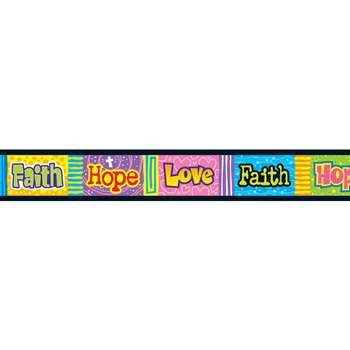 Bolder Borders Faith Hope Love By Trend Enterprises