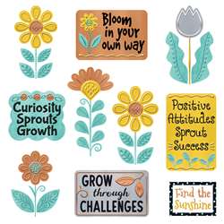 Grow For It Mini Bulletin Board Set I Heart Metal, T-8774