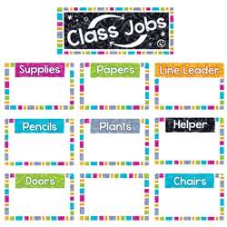 Wipe-Off Class Jobs Mini Bulletin Board St Color H, T-8780