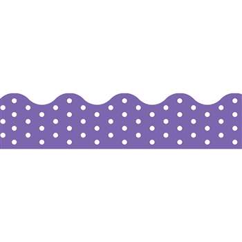 Polka Dots Purple Terrific Trimmers, T-92666