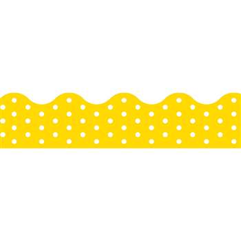 Polka Dots Yellow Terrific Trimmers, T-92667