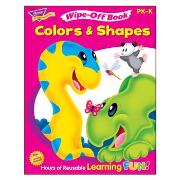 Colors & Shapes 28Pg Wipe-Off Books By Trend Enterprises