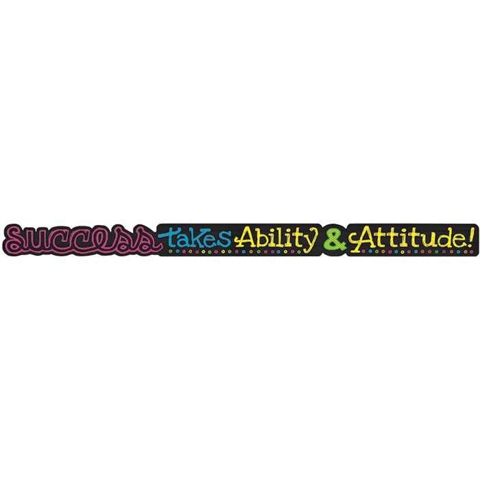 Success Takes Ability & Attitude Argus Banner 10 F, T-A25213