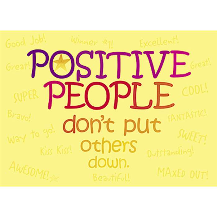 Poster Positive People Dont Put By Trend Enterprises