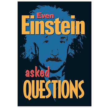 Poster Even Einstein Asked By Trend Enterprises