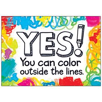 Shop Yes You Can Color Outside By Trend Enterprises