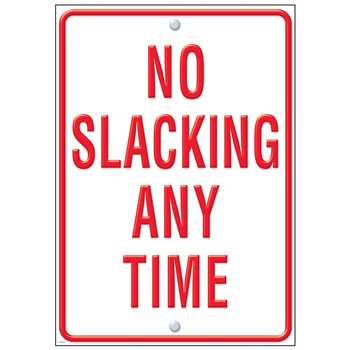 No Slacking Large Posters By Trend Enterprises