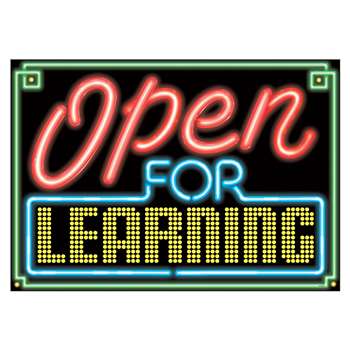 Yes Were Open For Learning Argus Large Poster By Trend Enterprises