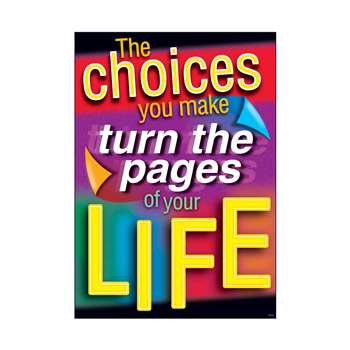 The Choices You Make Turn The Pages Of Your Life Argus Large Poster By Trend Enterprises