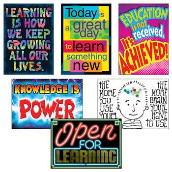Learning Power Posters Combo Pack By Trend Enterprises