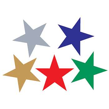 Foil Stickers Assorted Stars By Teacher Created Resources