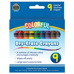Colorful Dry-Erase Crayons, TCR20112