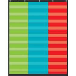 3 Column Pocket Chart 34x44, TCR20324