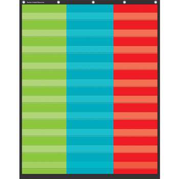 3 Column Pocket Chart 34x44, TCR20324