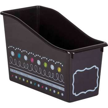 Chalkboard Brights Plastic Book Bin, TCR20341