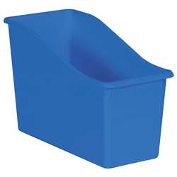 BLUE PLASTIC BOOK BIN - TCR20422