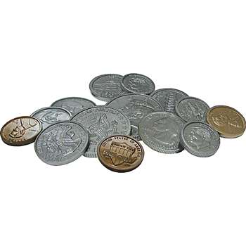 Play Money Assorted Coins By Teacher Created Resources
