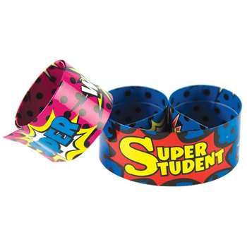 Slap Bracelets Superhero Super Student, TCR20664