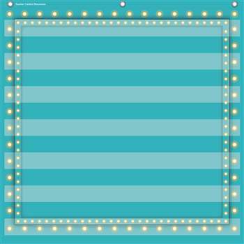 Light Blue Marquee 7 Pocket 28X28 Pocket Chart, TCR20780