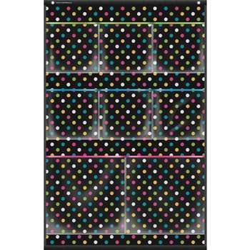 Chalkboard Brights 8 Pocket Storage Pocket Chart S, TCR20782