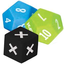 3 Pack Multiplication Dice, TCR20812