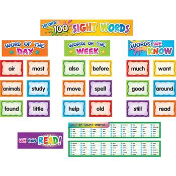 2Nd 100 Sight Word Pockt Chrt Cards, TCR20846