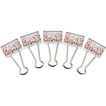 Confetti Binder Clips Medium, TCR20857