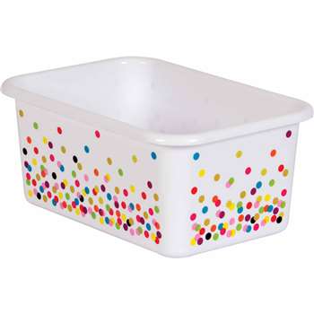 Confetti Small Plastic Storage Bin, TCR20888