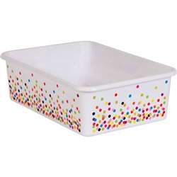 Confetti Large Plastic Storage Bin, TCR20895