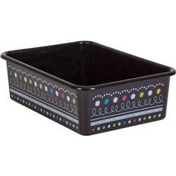 Chalkboard Brights Large Plastc Bin, TCR20901