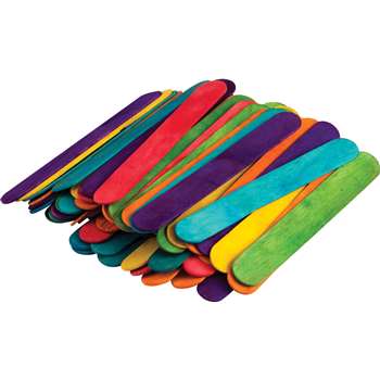 Stem Basics Multicolor Craft Sticks Jumbo, TCR20918