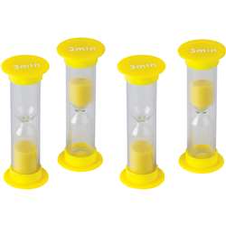 3 Minute Sand Timers Mini, TCR20946