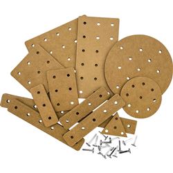 Cardboard Construction Kit 100 Ct Stem Basics, TCR20949