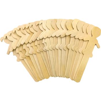 People-Shaped Craft Sticks 50 Count Stem Basics, TCR20951