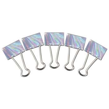 Iridescent Medium Binder Clips, TCR20971