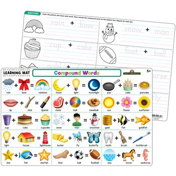 Compound Words Learning Mat, TCR21025