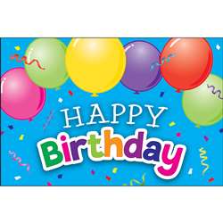 HAPPY BIRTHDAY BALLOONS POSTCARDS - TCR2141