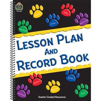 Paw Prints Lesson Plan And Record Book By Teacher Created Resources