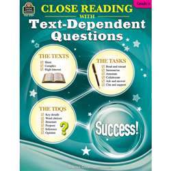 Gr 6 Close Reading with Text Questions, TCR2739