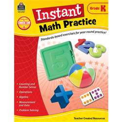 Instant Math Practice Gr K By Teacher Created Resources