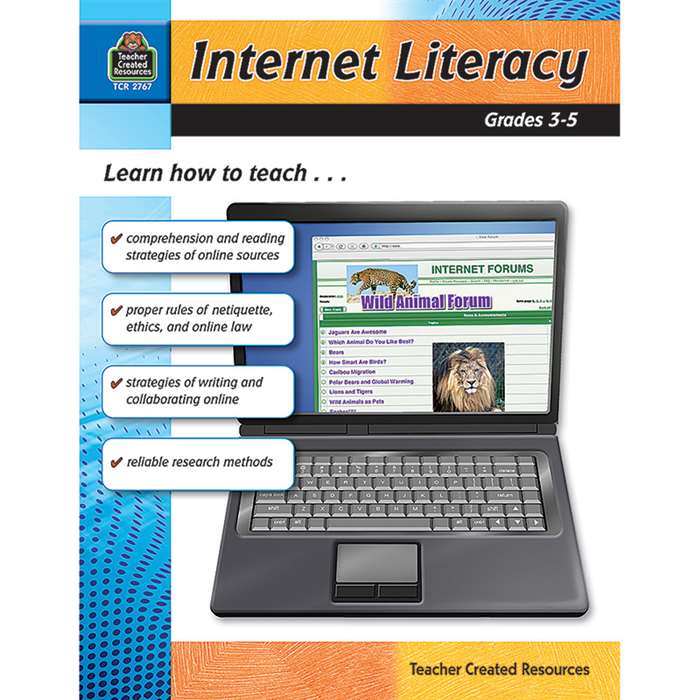 Internet Literacy Gr 3-5 By Teacher Created Resources