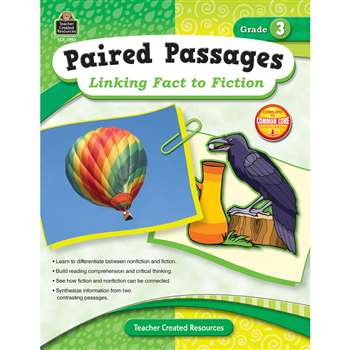 Paired Passages Linking Fact To Fiction Gr 3 By Teacher Created Resources