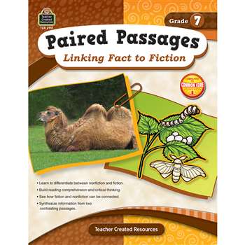 Paired Passages Linking Fact To Fiction Gr 7 By Teacher Created Resources