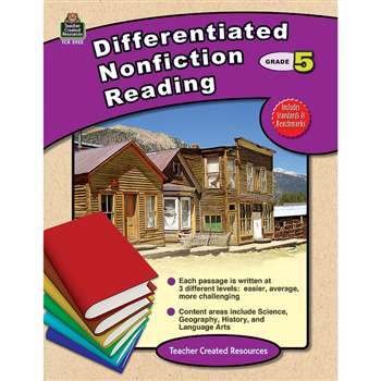 Differentiated Nonfiction Reading Gr 5 By Teacher Created Resources
