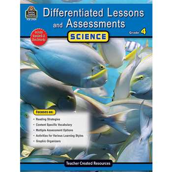 Differentiated Lessons Assessments Science Gr 4 By Teacher Created Resources