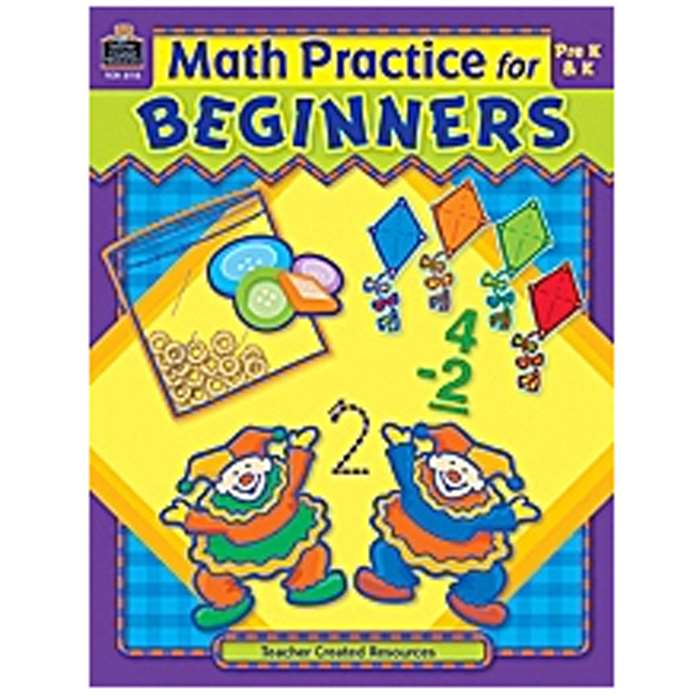 Math Practice For Beginners By Teacher Created Resources