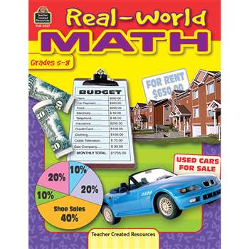 Real World Math Gr 5-8 By Teacher Created Resources